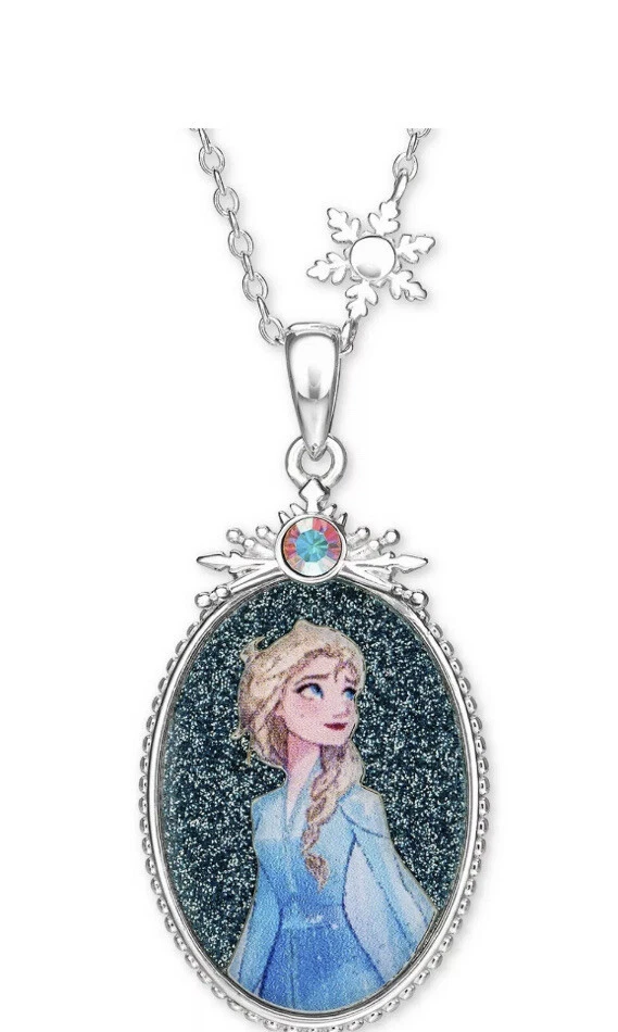 Disney elsa necklace clearance