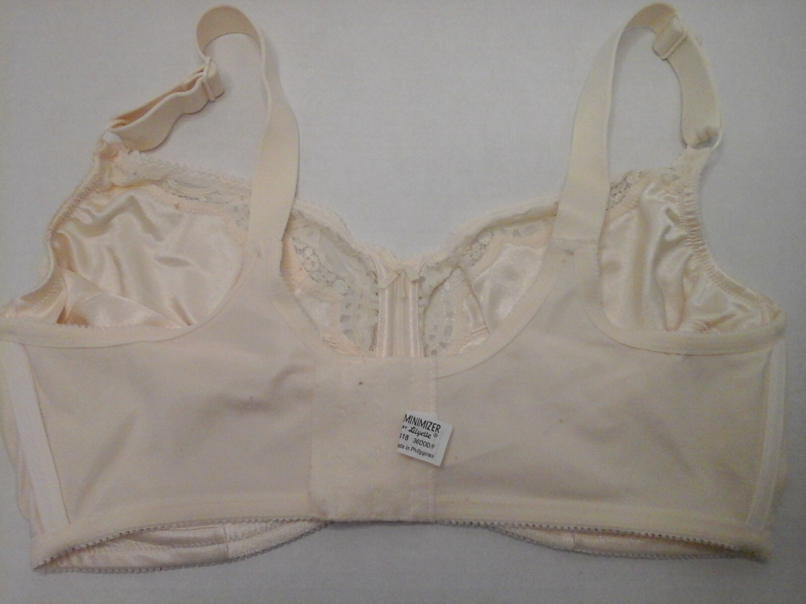 LAST CHANCE! LILYETTE MINIMIZER Bra Style 418 SZ 38DDD Beige Underwire VGUC Read eBay
