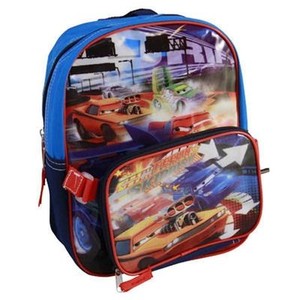 backpack with lunchbox attached