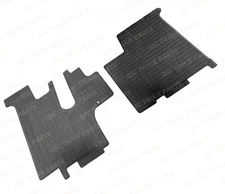 QSC Truck Rubber Floor Mats 2PCS Set for Kenworth T440 T470 T600 T660 T800 W900