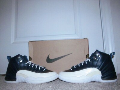 2012 NIKE AIR JORDAN XII (12) OBSIDIAN sz 4.5Y (GS) Great Condtion