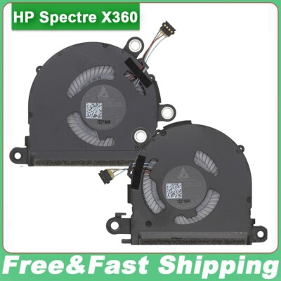 Original Laptop CPU GPU Inter Cooling Fan For HP Spectre X360 13-AW TPN-Q225
