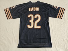 Vintage Men's Chicago Bears Jersey L Cedric Benson Reebok Football Retro Sports