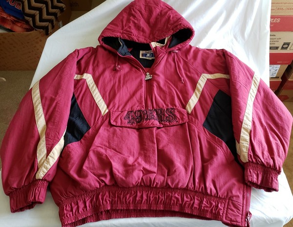 49ers starter jacket pullover