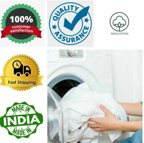 Indian Mandala Bedding Bedspread Hippie Bohemian Queen Size Bedsheet With Pillow - Image 4 of 4