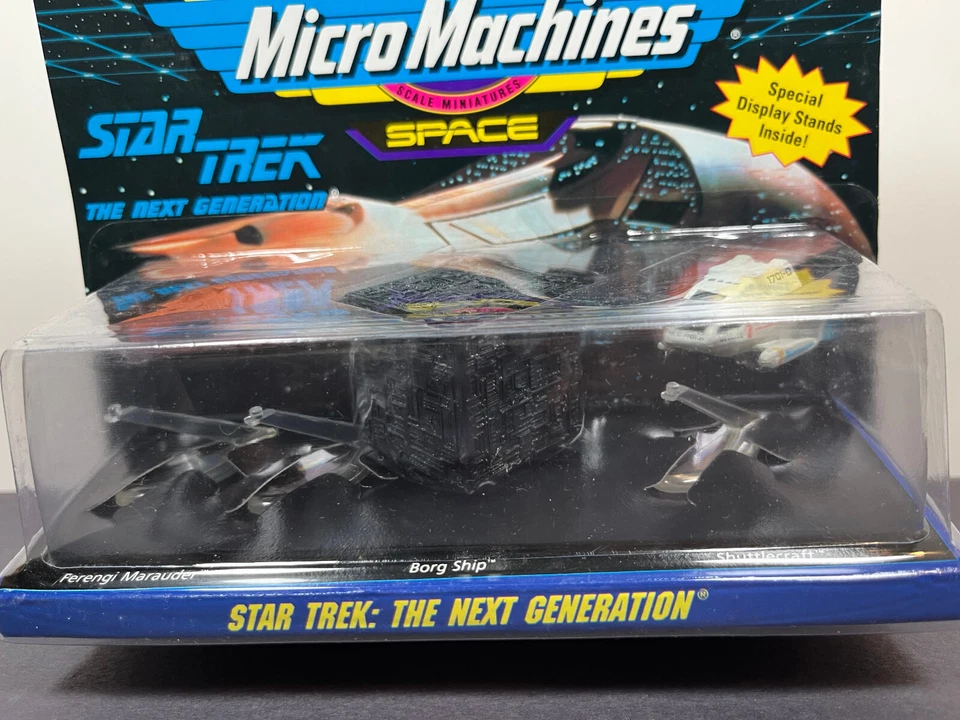 Набор кораблей Micro Machines Space STAR TREK THE NEXT GENERATION 1993 Galoob 65825 - Изображение 2 из 4