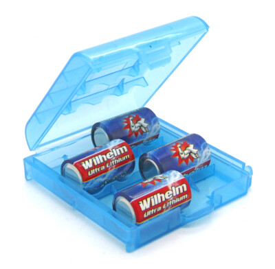 4 x Wilhelm ER 14250 mit Box LS14250 Batterie 1/2 AA Lithium 3,6V 1200 mAh 