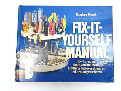 Readers Digest FIX-IT-YOURSELF MANUAL Home Repair Hardcover Book VINTAGE 1977