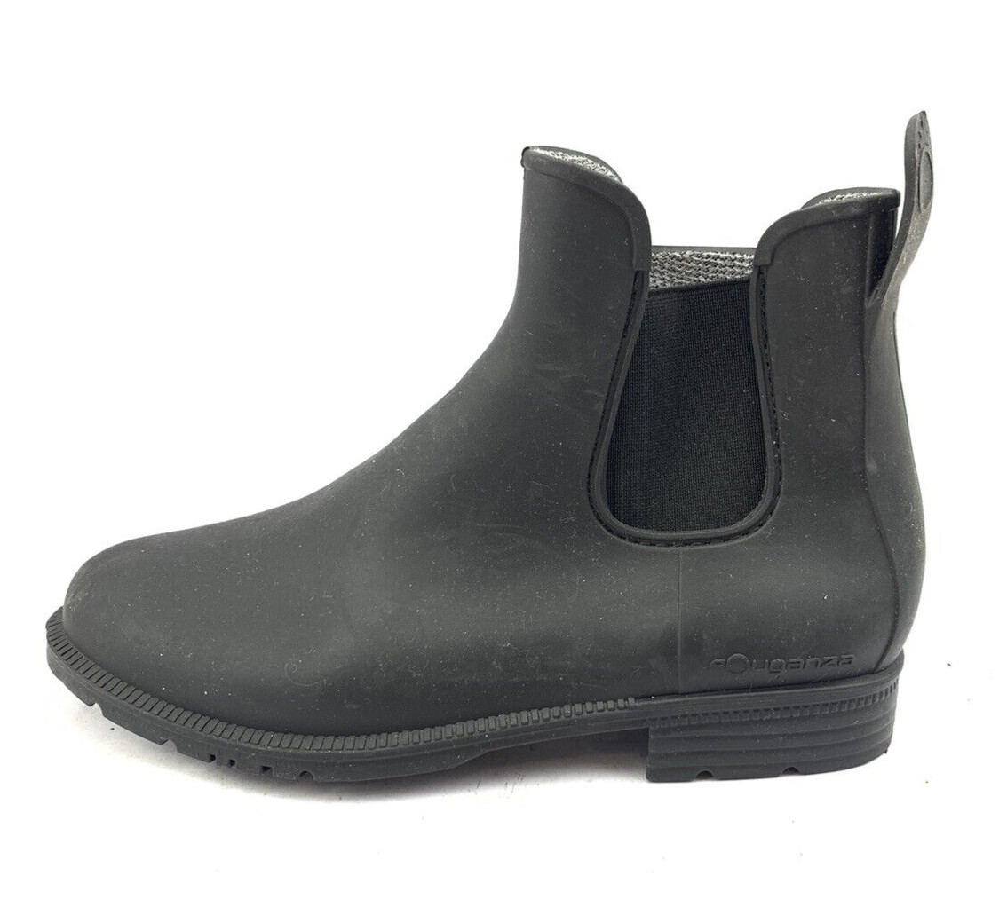 BOTAS SEÑORA FOUGANZA BOTAS DE GOMA TALLA: 39 UK: 5,5 NEGRAS