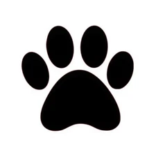 Paw Print Dog Sticker PICK SIZE COLOR Vinyl Decal Animal Cat Car Truck  Bumper
