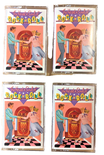 THE Heart N Soul of Rock N Roll Cassette Tape Set of 4 Readers Digest 50s & 60s