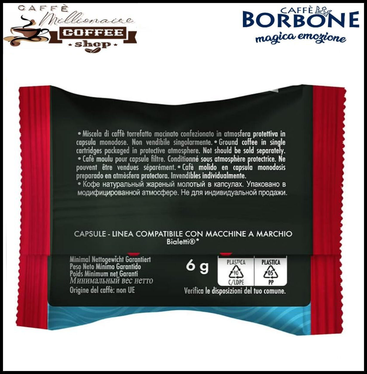 Capsule Caffè Borbone ROSSA Miscela RED Compatibili Macchine Bialetti ®* foto 6