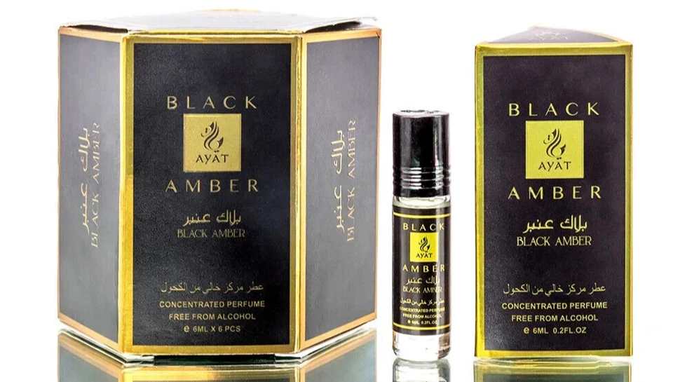 AYAT-my Perfumes- Parfümöl Black Amber-Roll On 6 ml (70 Euro pro 100ml )