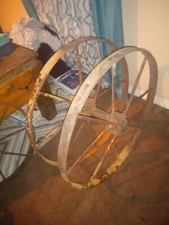 Iron Spoked, cart / wagon wheel