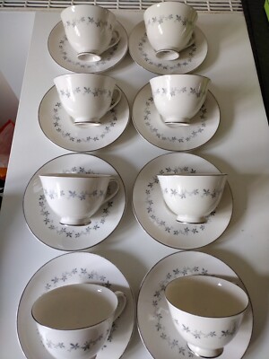 royal doulton cadence.8 Tassen Und Untertassen