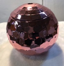2 Pcs Pink Disco Ball Cups With lids/straws