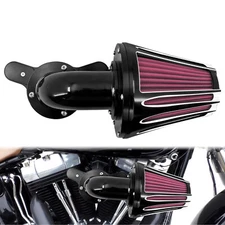 Cone Air Cleaner Filter Red Element For Harley Touring Road King Glide 2000-2007