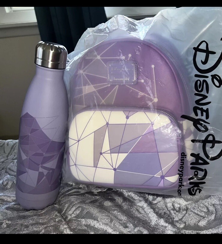 Disney Loungefly Tomorrowland Discontinued Bundle Backpack Water Bottle Tumbler! New Tomorrowland Loungefly Backpack at Magic Kingdom is Out  main image 3