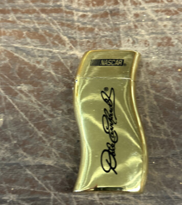 DALE EARNHARDT NASCAR #3 GOLD WAVE METAL CIGARETTE LIGHTER