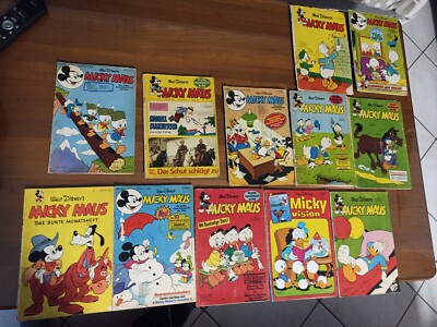 MICKY MAUS DAS BUNTE MONATSHEFT NR 2 FEBRUAR 1952 WALT DISNEY VINTAGE RARE 70er
