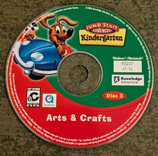 Jump Start Advanced Kindergarten Disc 3 Arts Crafts - PC computer game