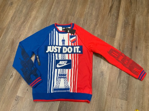Neu NIKE SPORTSWEAR PARIS SWEATSHIRT MIT RUNDHALSAUSSCHNITT AR1987-477 HERREN Gr. S