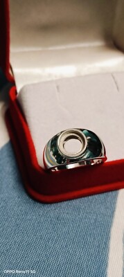 Men's Ring Stone Setting Size 7 X 7 MM Round  Shape 925 Sterling Silver Jewelry