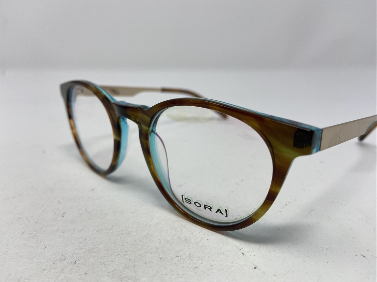 Sora VIRTUE C5 47-21-140 Blue/Brown Crystal Full Rim Eyeglasses