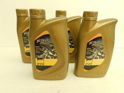 8,70 /l ENI I-Ride 15W-50 4 x 1 Ltr  für italienische Bikes 