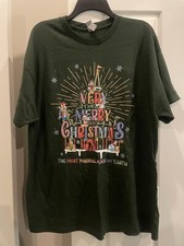 Disney Very Merry Christmas Most Magical Place on Earth T-Shirt Mickey Goofy