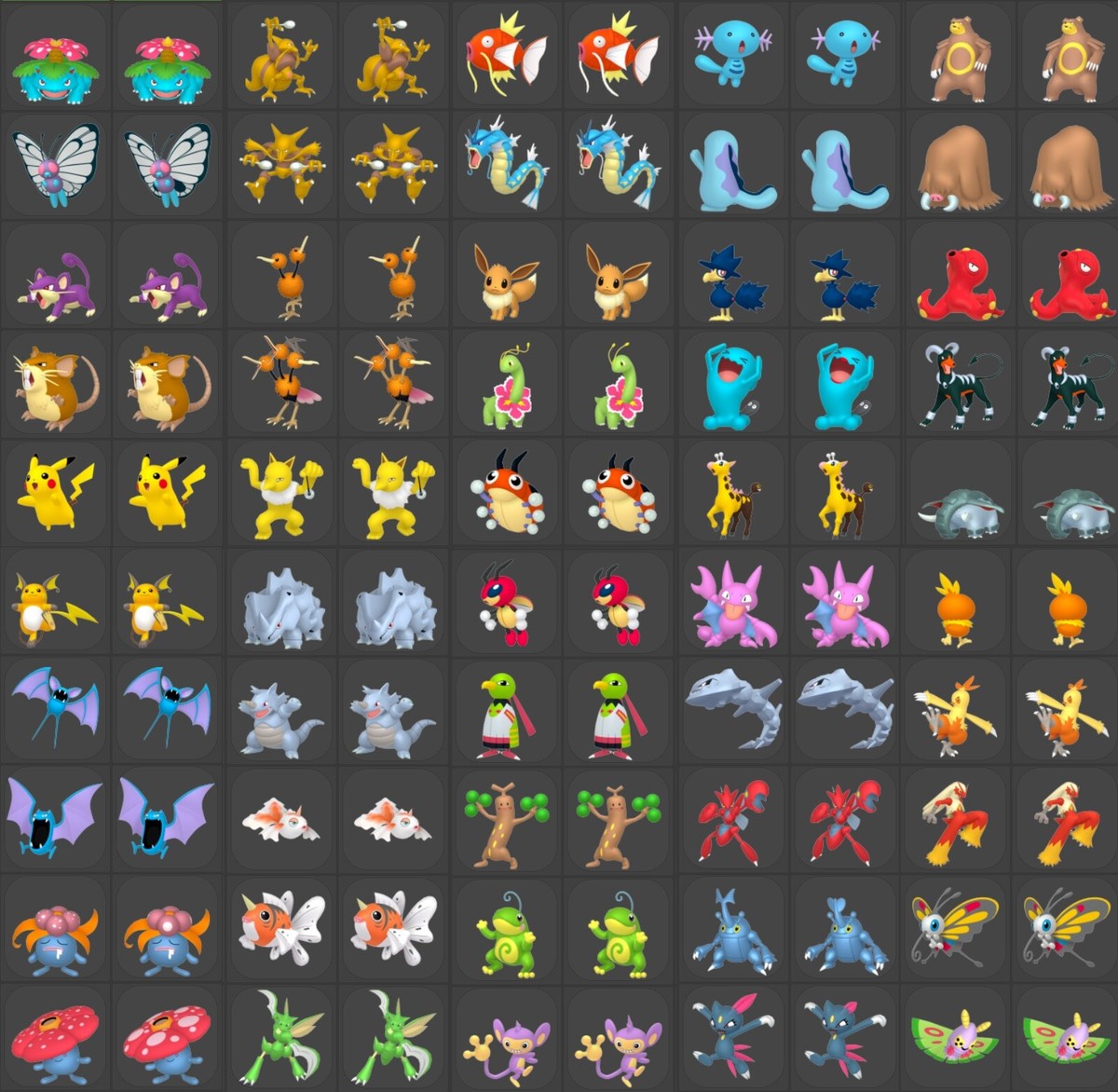 Pokémon HOME Shny Lvng Dex 1300 Legt Pokedex OT Custom Complete