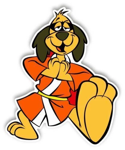 POPART Hong Kong Phooey Cartoon Sticker Decal for Kids Computer Laptop Wall Car