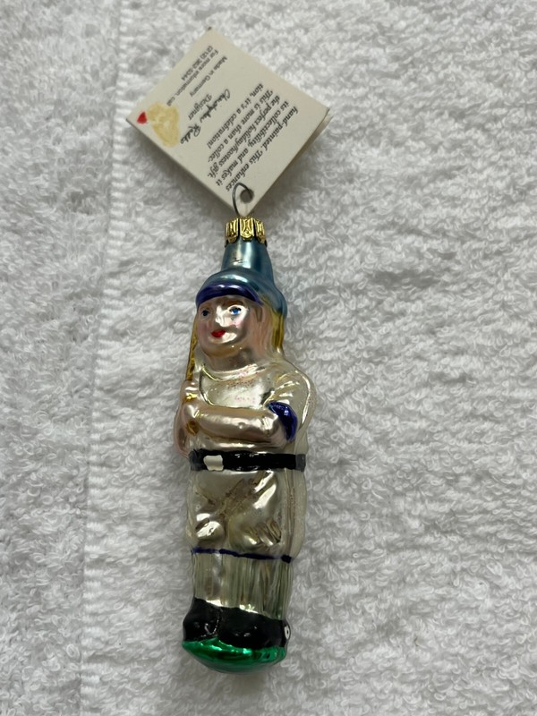 Christopher Radko Baseball Player Ornament