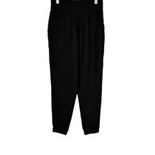 Belle by Kim Gravel Womens Regular Ponte Pull-On Ankle Jogger Pants Black Size 4