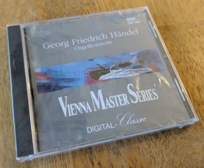 Georg Friedich Handel Concertos for Organ CD - Vienna Master Series - NEW SEALED