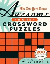 New York Times Awesome Hard Crossword Puzzles - Paperback - GOOD