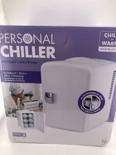 Personal Chiller Mini Fridge Small Space Cooler Warmer Home