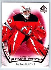 Nico Daws 2021-22 SP Authentic Hockey Future Watch Limited Red #189