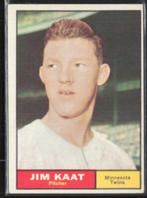 1961 Topps #63 Jim Kaat