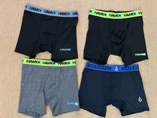 Tony Hawk/Volcom 4Pk Men's Dri Fit Boxer Briefs Size S