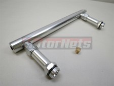 Billet Aluminum Fuel Log Line For Holley 4150 Double Pumper Carburetor Sbc Bbc
