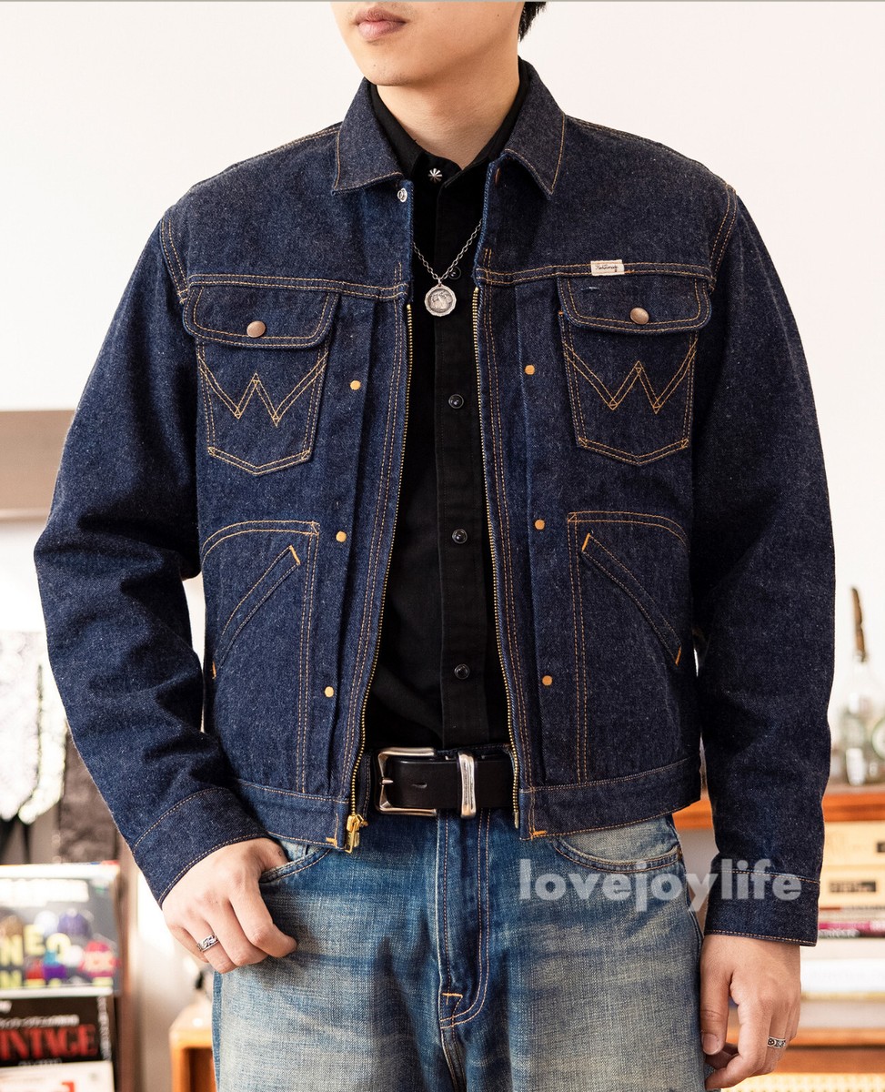 Red Tornado Fall Winter 60s 24MJ Denim Jacket Short Zipped Slim