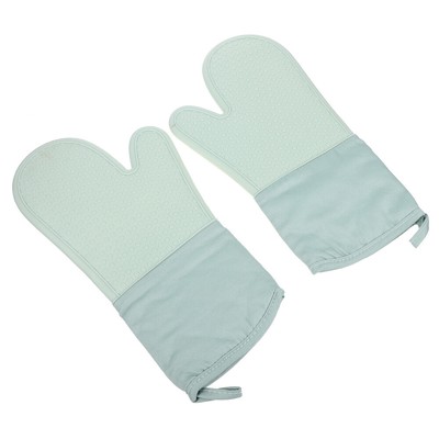  2 Pcs Silicone Oven Gloves Microwave Mitt Kitchen Mittens Man