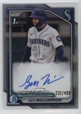 2024 Bowman Chrome Prospect Refractor 232/499 Ben Williamson #CPA-BWI Auto 0w27
