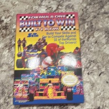 SETA Formula One: Built to Win NES NTSC-U/C Racing Car Racing Manual Included