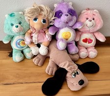 Vintage 1980s Care Bears and Cousin, Pound Puppy and Muppet Babies Miss Piggy
