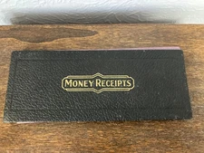 Vintage 1960's Money Receipts Tear Away Stubs Hardcover Booklet