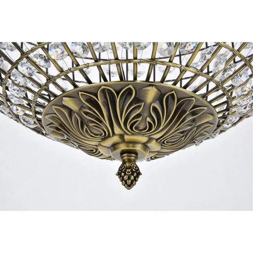 Living District Earlene 3-Light Transitional Metal Pendant in Antique Bronze - Picture 4 of 6