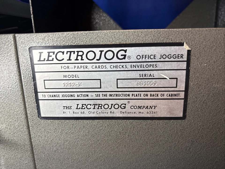 LectroJog Office Jogger, 1212-W y el número de serie es 881059. - Image 2 of 4