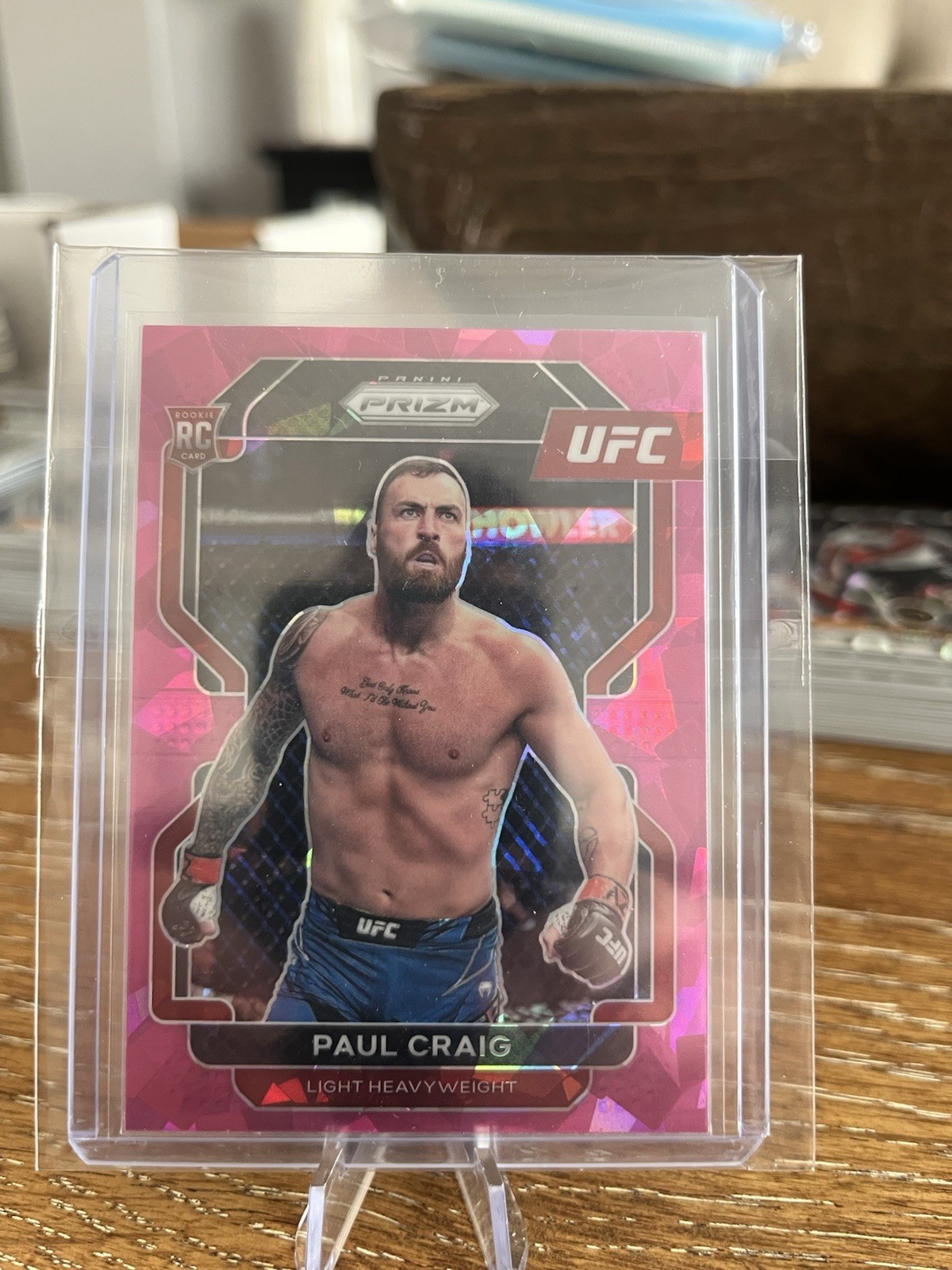 2022 Panini Prizm UFC - Paul Craig #170 Pink Ice Prizm (RC)